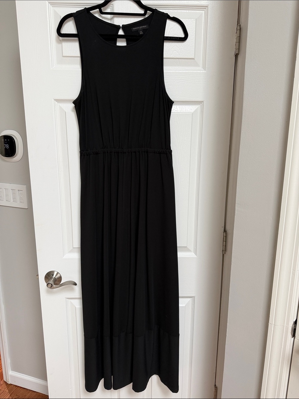 Banana Republic Black Sleeveless Maxi Sundress